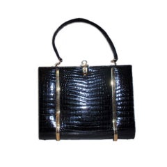 Cordoba Alligator Handbag, Circa 1960's 7