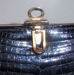 Cordoba Alligator Handbag, Circa 1960's For Sale 2