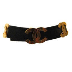 Chanel LARGE Logo Belt