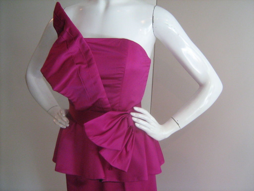 Winston 3-piece purple ensemble gown 2