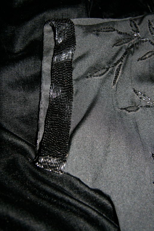 Irene black beaded cocktail dress 2