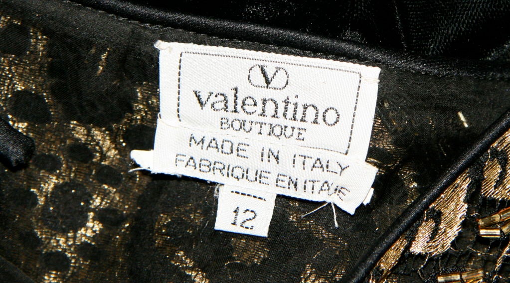 Valentino black & gold jumpsuit 4