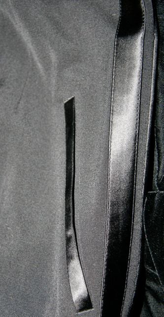 Gaultier 1990's high-waisted tuxedo slacks + suspenders 4