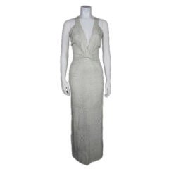 Lucien Lelong 1930's Lame Gown