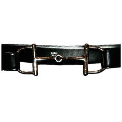 Vintage Gucci Horse Bit Belt