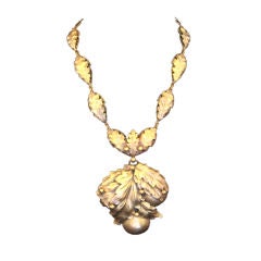 Vintage JOSEFF Brass Necklace
