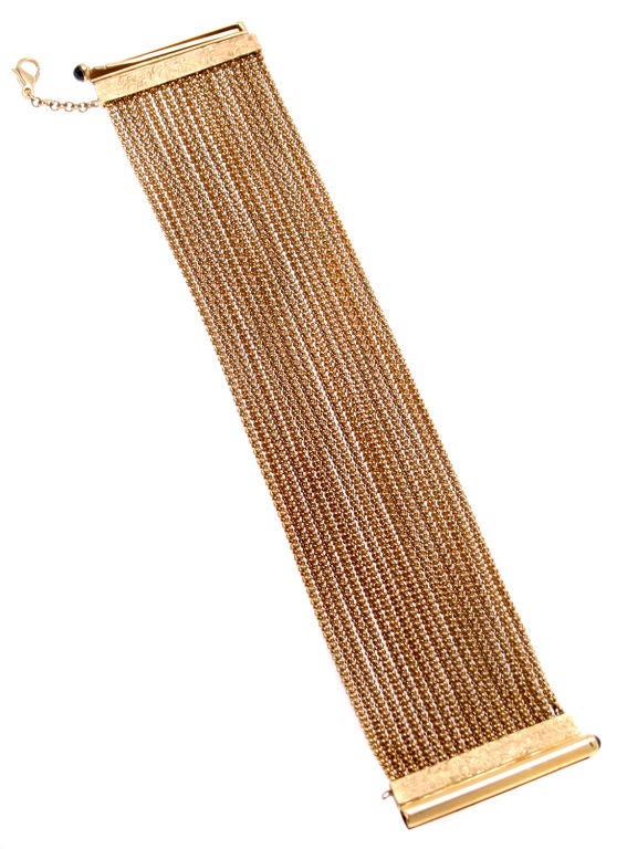 18kt Multi Strand Gold Bracelet