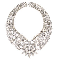 Vintage Gorgeous Hobe Rhinestone Necklace