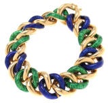 Italian Gucci Colored  18kt Bracelet