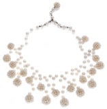 Vintage Unusual Langani Faux Pearl Necklace