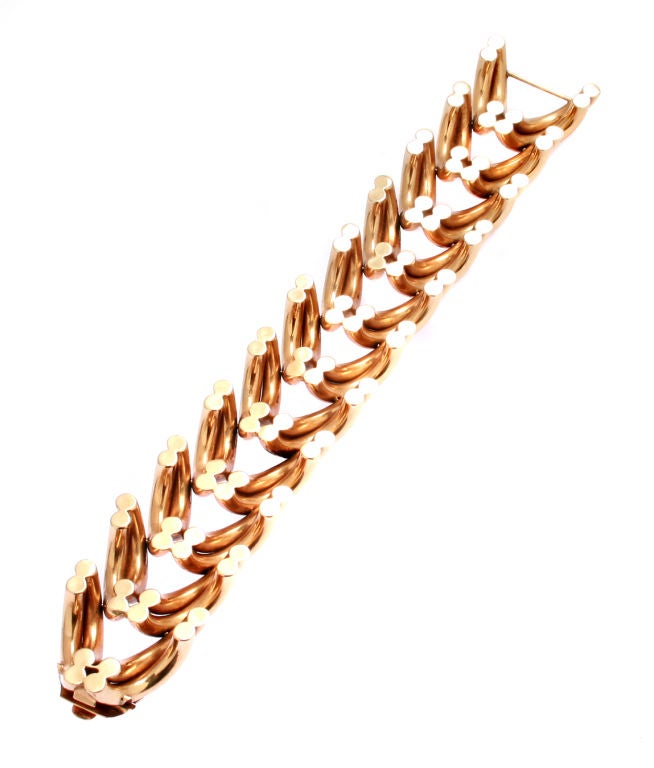 Women's Chunky  Gold Illusion Bracelet