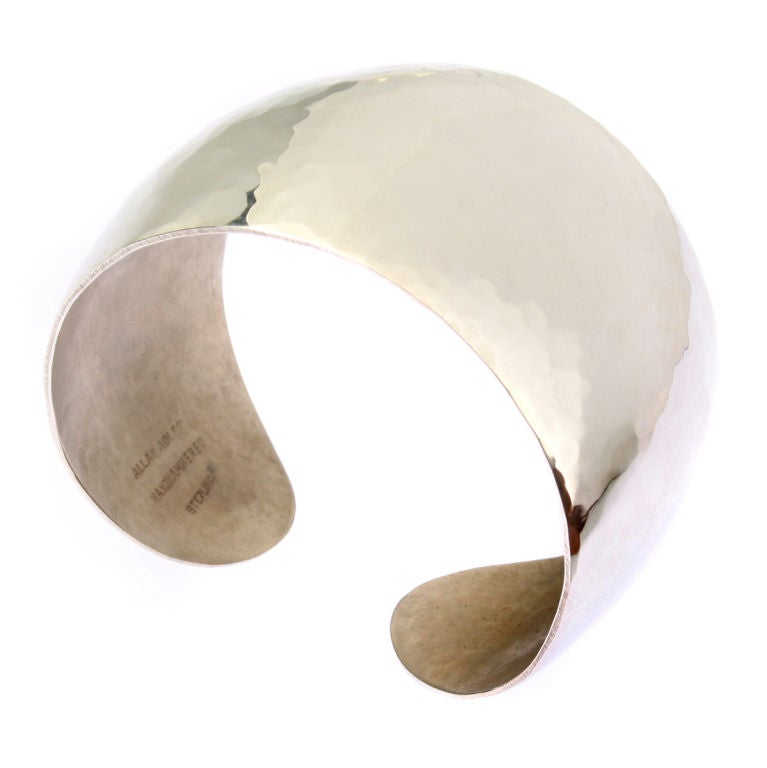Allan Adler Hand Hammered Sterling Bracelet