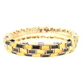 18kt Gold and Enamel Tiffany  Bracelet