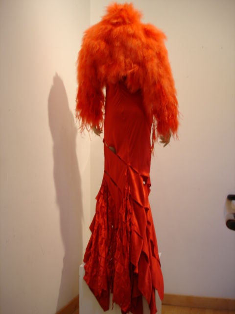 Women's Roberto Cavalli Bias Cutout Evening Gown w/ Bolero