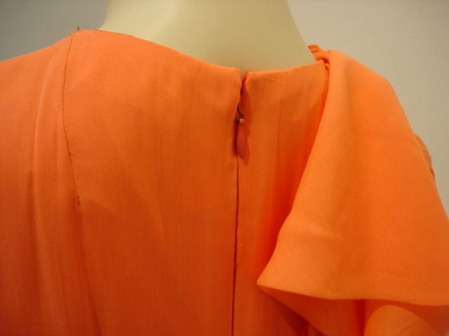 1970s Pierre Cardin Silk Chiffon Handkerchief Gown 1