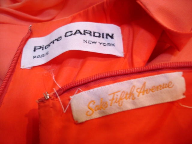 1970s Pierre Cardin Silk Chiffon Handkerchief Gown 2