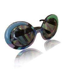 Retro 1960s Emilio Pucci Matching Sunglasses and Scarf