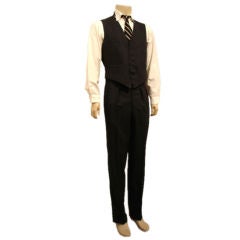 Vintage 1973 Henry Poole Saville Row 3 Piece Suit