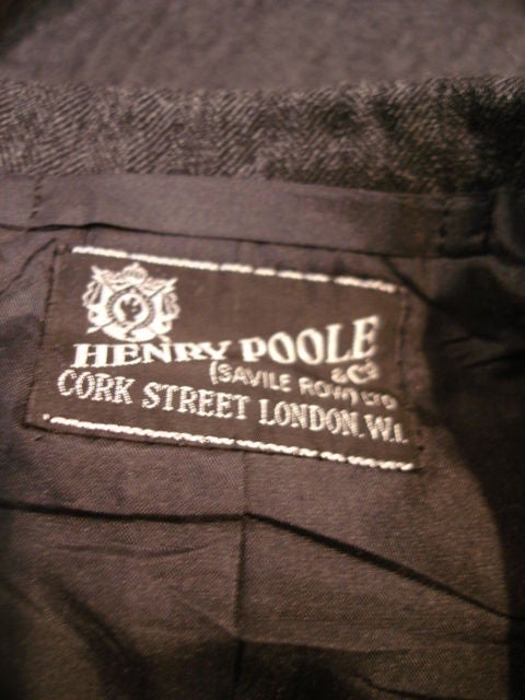 Men's 1973 Henry Poole Saville Row 3 Piece Suit