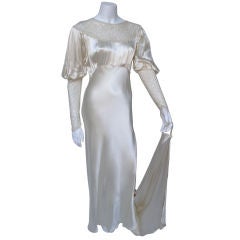 1920's French Wedding Gown