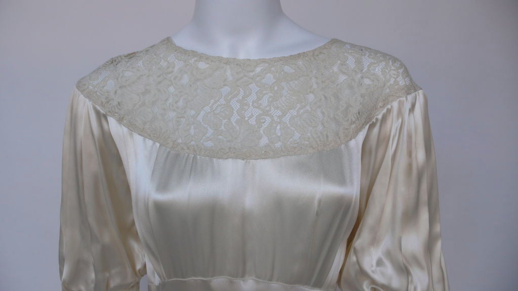Women's 1920's French Wedding Gown