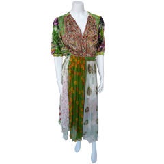 Vintage Silk Scarf Dress Vintage Silk Scarf Dress