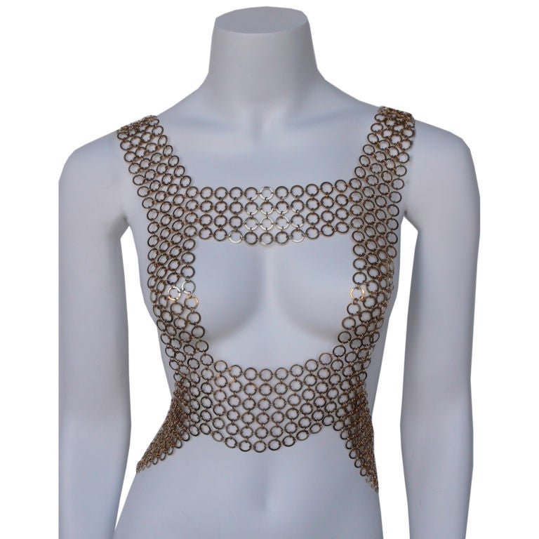 Vendome Gold Chain Mail Vest