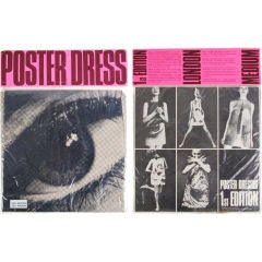 Harry Gordon Black and White Poster Dress