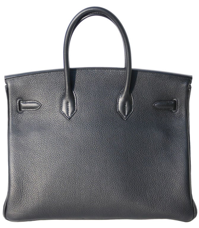 Women's 35cm  Hermes Black Togo Leather Birkin For Sale
