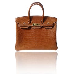 Hermès Birkin 35 crocodile porossus lisse black golden hardware ○ Labellov  ○ Buy and Sell Authentic Luxury