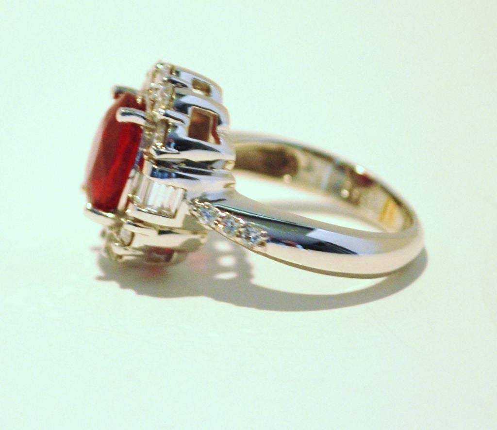 Burmese Ruby and Diamond Ring 4