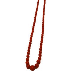 Graduated Coral Beads