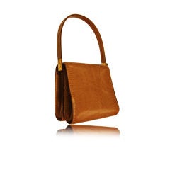 Tan Lizard Unusual Two-Sided Structured Purse
