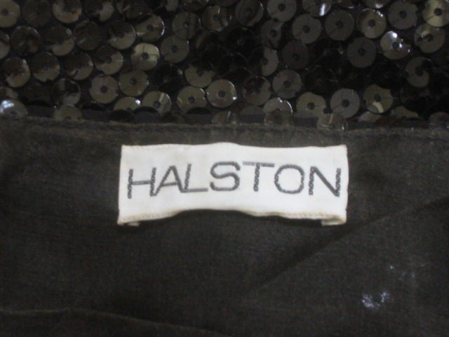HALSTON Studio 54 Era Sequin Pant Suit Sz 2 2