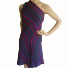 PAULINE TRIGERE Vintage One-Shoulder Dress Sz 8-10 PAULINE TRIGERE Vintage One-Shoulder Dress Sz 8-10