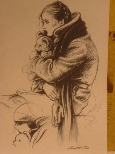 Antonio Lopez 1979 Coty Award Original Litho WilliSmith