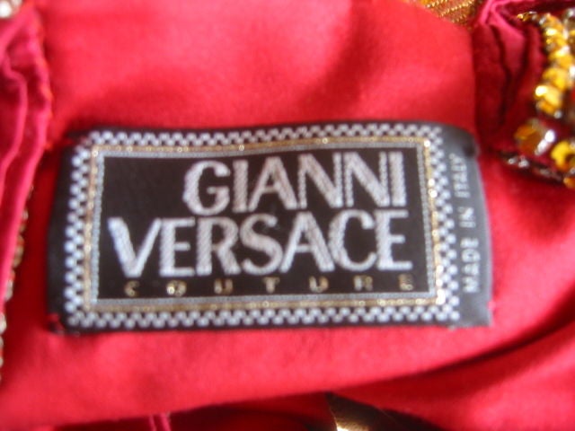 Women's Gianni Versace Iconic Vintage 1992  Jeweled Bustier
