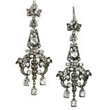 Antique Georgian Diamond Earrings