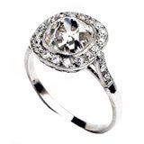 Art Deco Platinum and Diamond Ring