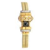 Jaeger-LeCoultre Vintage Gold and Diamond Watch