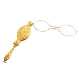 Art Nouveau Carter, Gough & Co. Gold Lorgnette