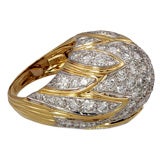 Van Cleef & Arpels Gold and Diamond Cocktail Ring