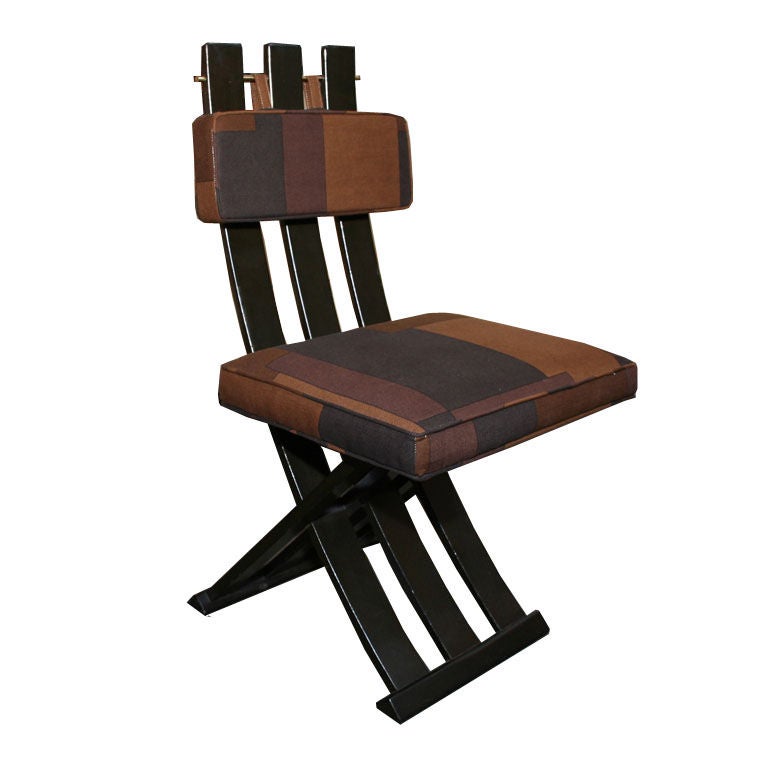 American Harvey Probber X based dining chairs
