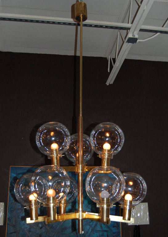 Sweden Modern Chandelier by Hans Agne Jakobsson