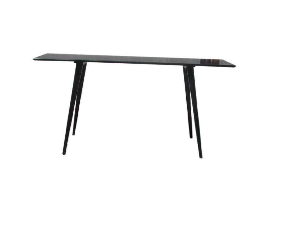Mn Originals custom lacquered console table available in custom sizes and finishes, please inquire for more information

Custom orders have a lead time of 10-12 weeks FOB NYC. Lead time contingent upon selection of finishes, approval of shop