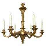Neo-Classic Style Giltwood Chandelier (GMD#2148)