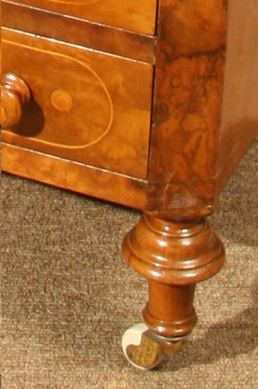 Victorian Walnut and Marquetry Canterbury For Sale 1