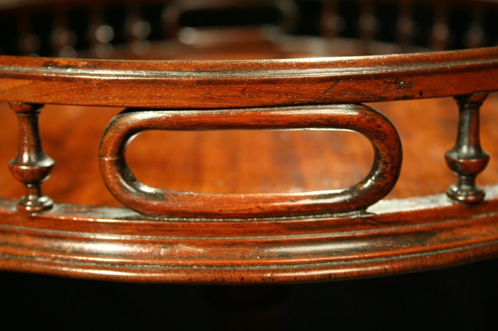 George III Exceptional Pair of Georgian Mahogany Torcheres, circa 1755 For Sale