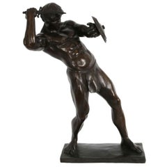 Vintage A Bronze sculpture of "Spartacus"