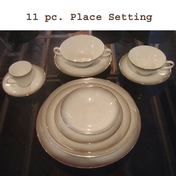 148 Piece Set of Rosenthal China in the Elegance Pattern 1